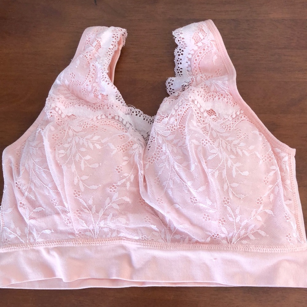Pink bra